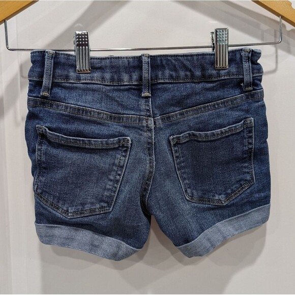 Sonoma So Distressed Jean Shorts Jorts Cuffed Cut off Girls Size 7 - Picture 3 of 4